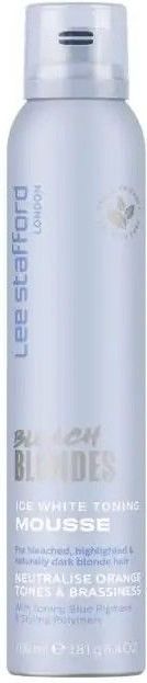 Lee Stafford Bleach Blondes Ice White Toning Mousse Stylingmousse 200 ml