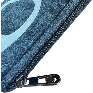 Brillenetui - Zwart - Vilt - Brillen etui - Bril Beschermer - Brillendoos - Brillenkoker - Brillenhoes