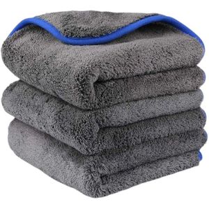 Droogdoek Badkamer - 3 Stuks - 40 x 40 cm - Microvezeldoek - Watermagneet – Autowasdoek