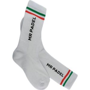 Mr Padel Italy - Witte Sportsokken