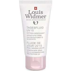 Louis Widmer Fluide Dag SPF15 Zonder Parfum 50ml