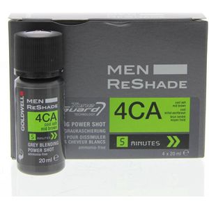 Men Reshade Grey Blending Power Shot 4x20ml 4CA Cool Midden Asbruin