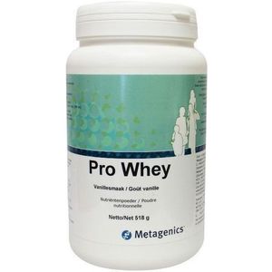 Metagenics Pro Whey Weiproteine Isolaat Vanillesmaak 518gr