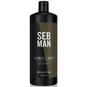 Sebastian Seb Man Care The Multi-Tasker - Hair, Beard & Body Wash Shampoo