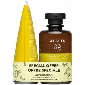 Apivita Gentle Daily Shampoo + Conditioner Set