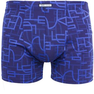 Set Look Boxershort Geomatric Blauw