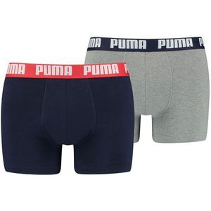 Puma Boxershorts 2-pack Blauw-grijs