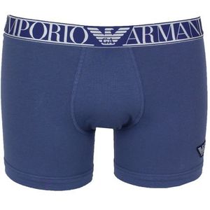 Armani Boxershort Shiny Waistband Blue