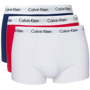 Calvin Klein Boxershorts Low Rise Rood-wit-blauw