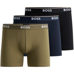 Hugo Boss Boxershorts Power 3-pack Zwart-groen