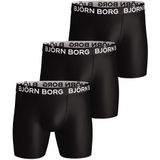 Bjorn Borg Boxershorts Performance 3-pack Zwart