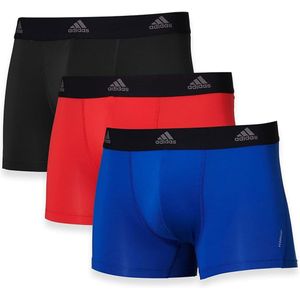 Adidas Boxershorts Active Flex Microfiber 3-pack Blauw-rood-zwart