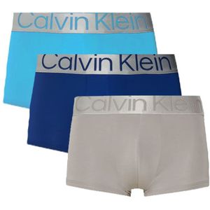 Calvin Klein Steel Short Microfiber 3-pack Blue