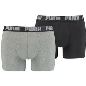 Puma Boxershorts 2-pack Antraciet-grijs