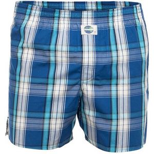 Deal Boxer Blauw Met Ruit