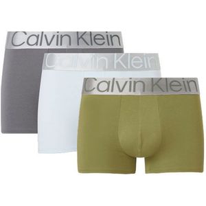 Calvin Klein Steel Boxershorts 3-pack Blauw-grijs-khaki