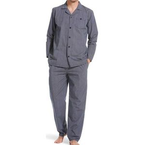 Pastunette Doorknoop Pyjama Donkerblauw
