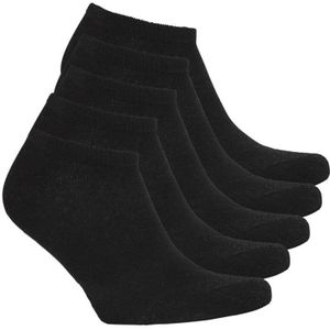 Apollo Sneaker Sokken 5-paar Zwart