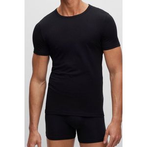 Hugo Boss T-shirt Modern Slim Fit 2-pack Zwart