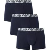 Armani 3-pack Boxershorts-trunk Blauw