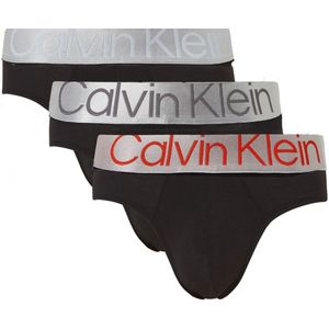 Calvin Klein Steel Microfiber Slips 3-pack Zwart