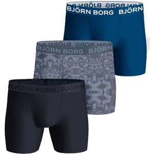 Bjorn Borg Performance Boxershorts 3-pack Blue-grijs
