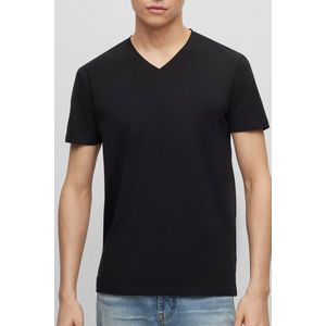 Hugo Boss T-shirts V-hals 2-pak Hugo Red Label Zwart