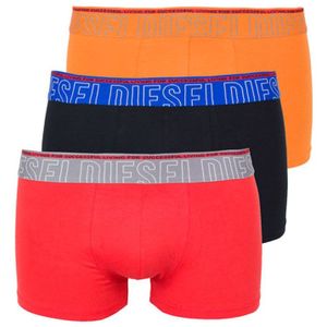 Diesel Boxershorts Damien 3-pack Rood-blauw-zwart