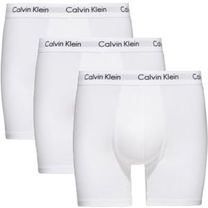 Calvin Klein Boxershorts Long 3-pack Wit