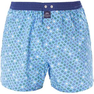 Mcalson Boxer Met Binnenbroek Pool Ballen Blauw