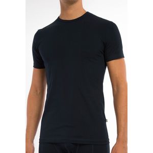 Claesens T-shirt O-hals Stretch 2-pack Blauw
