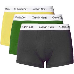 Calvin Klein Boxershorts 3-pack Geel-groen-grijs