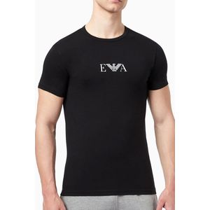 Armani T-shirts Monogram 2-pack Zwart