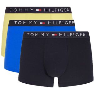 Tommy Hilfiger Boxershorts 3-pack Geel-blauw
