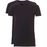Ten Cate T-shirt Basic Long 2-pack Zwart