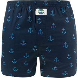 Deal Boxers Blauw Met Anker