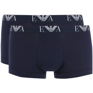 Armani Shorts Monogram 2-pack Blauw