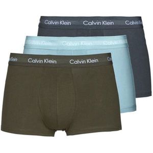 Calvin Klein Boxershorts Low Rise Groen-grijs-blue