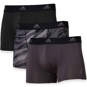 Adidas Boxershorts Active Flex Microfiber 3pack Grijs-zwart