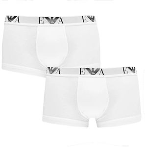 Armani Shorts Monogram 2-pack Wit