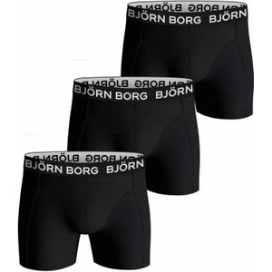 Bjorn Borg Boxershorts Cotton Stretch 3-pack Zwart