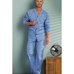 Robson Doorknoop Heren Pyjama Blauw