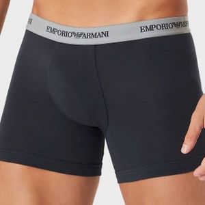 Armani Boxershorts Core 2-pack Zwart-grijs