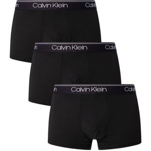Calvin Klein Boxers Trunk Microfiber 3-pack Zwart