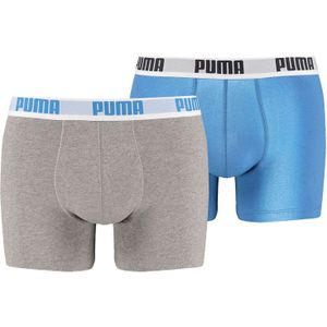 Puma Boxershorts 2-pack Grijs-blue