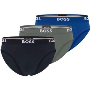 Boss Mini Slips Power 3-pack Zwart-groen-blauw