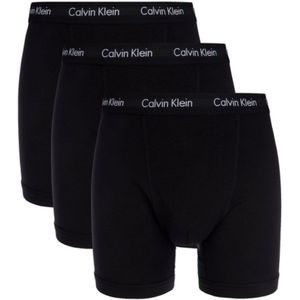 Calvin Klein Boxershorts Long 3-pack Zwart