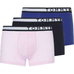 Tommy Hilfiger Boxershorts 3-pack Blauw-roze-zwart