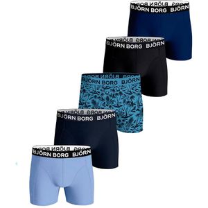 Bjorn Borg Boxershort For Boys 5-pack Blauw + Printje