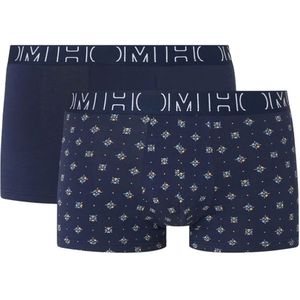 Hom Boxershort Davide Blauw Met Print